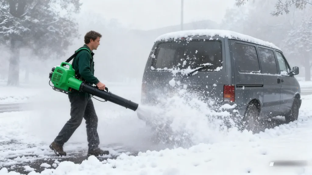 leaf blower for snow